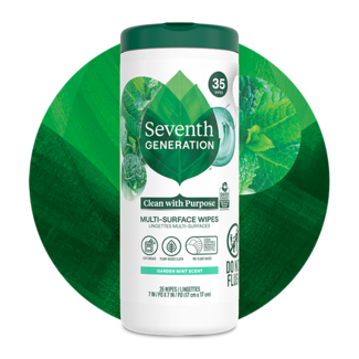 Cleaning Wipes - Garden Mint - 35ct